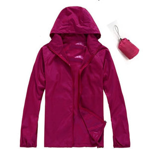 Jacket Men - Quick Dry Skin Jackets Women Coats Ultra-Light Casual Windbreaker Waterproof Windproof Brand Clothing SEA211