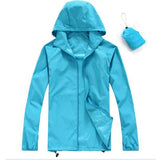 Jacket Men - Quick Dry Skin Jackets Women Coats Ultra-Light Casual Windbreaker Waterproof Windproof Brand Clothing SEA211