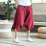 Pants Men - Harajuku Harem Pants 2020 Men's Summer Cotton Linen Joggers Pants Male Vintage Chinese Style Sweatpants Fashions