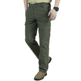 Pants Men - Light weight Breathable Waterproof Trousers Men Casual Summer Thin Military Cargo Pants Men's Tactical Work Out Quick Dry Pants