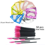 Makeup Set - Eyelash Extension Disposable Eyebrow brush Mascara Wand Applicator Spoolers Eye Lashes Cosmetic Brushes Set makeup tools