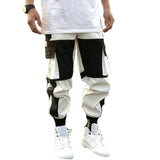 Pants Men - Ribbons Harem Joggers Men Cargo Pants Streetwear 2020 Hip Hop Casual Pockets Track Pants Male Harajuku Fashion Trousers