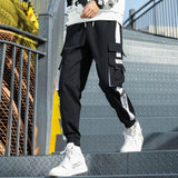 Pants Men - Ribbons Harem Joggers Men Cargo Pants Streetwear 2020 Hip Hop Casual Pockets Track Pants Male Harajuku Fashion Trousers