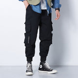 Pants Men - Ribbons Harem Joggers Men Cargo Pants Streetwear 2020 Hip Hop Casual Pockets Track Pants Male Harajuku Fashion Trousers