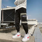 Pants Men - Ribbons Harem Joggers Men Cargo Pants Streetwear 2020 Hip Hop Casual Pockets Track Pants Male Harajuku Fashion Trousers