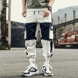 Pants Men - Ribbons Harem Joggers Men Cargo Pants Streetwear 2020 Hip Hop Casual Pockets Track Pants Male Harajuku Fashion Trousers
