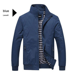 Jacket Men - Fashion Casual Loose Mens Jacket Sportswear Bomber Jacket Mens jackets Men Coats Plus Size M- 5XL Wind Breaker