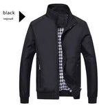 Jacket Men - Fashion Casual Loose Mens Jacket Sportswear Bomber Jacket Mens jackets Men Coats Plus Size M- 5XL Wind Breaker