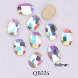 Nail Art - 20pcs Crystals Nail Diamond Stone Strass AB Glass Rhinestones For 3D Nails Art Decorations Supplies Jewelry