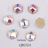 Nail Art - 20pcs Crystals Nail Diamond Stone Strass AB Glass Rhinestones For 3D Nails Art Decorations Supplies Jewelry