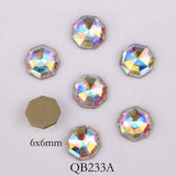 Nail Art - 20pcs Crystals Nail Diamond Stone Strass AB Glass Rhinestones For 3D Nails Art Decorations Supplies Jewelry