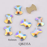 Nail Art - 20pcs Crystals Nail Diamond Stone Strass AB Glass Rhinestones For 3D Nails Art Decorations Supplies Jewelry