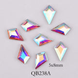 Nail Art - 20pcs Crystals Nail Diamond Stone Strass AB Glass Rhinestones For 3D Nails Art Decorations Supplies Jewelry