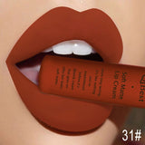 Makeup Set - 34 Colors Waterproof Matte Nude Lipstick Lipkit Pigment Dark Red Black Long Lasting Lip Gloss Women Makeup Lipgloss