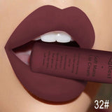 Makeup Set - 34 Colors Waterproof Matte Nude Lipstick Lipkit Pigment Dark Red Black Long Lasting Lip Gloss Women Makeup Lipgloss