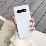 Back Cover - candy color silicone phone case for samsung galaxy note 10 9 8 s10 s10e s9 s8 s20 plus e galaxi matte soft tpu back cover cases