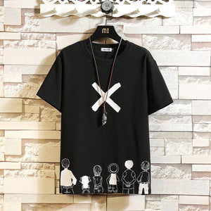 T-Shirt Men - Short Sleeve T Shirt Men 2020 Summer High Quality Tshirt Top Tees Classic Brand Fashion Clothes Plus Size M-5XL O NECK