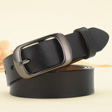 Belt - New Women Genuine Leather Belt For Female Strap Casual All-match Ladies Adjustable Belts Designer High Quality Brand