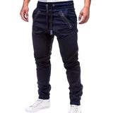 Pants Men - Casual Joggers Pants Solid Thin Cargo Sweatpants Male Multi-pocket Trousers New Men's Sportswear Hip Hop Harem Pencil Pants