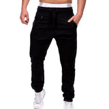 Pants Men - Casual Joggers Pants Solid Thin Cargo Sweatpants Male Multi-pocket Trousers New Men's Sportswear Hip Hop Harem Pencil Pants