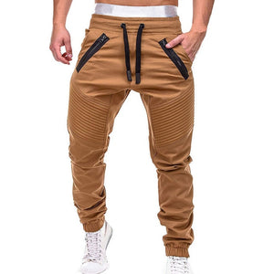 Pants Men - Casual Joggers Pants Solid Thin Cargo Sweatpants Male Multi-pocket Trousers New Men's Sportswear Hip Hop Harem Pencil Pants