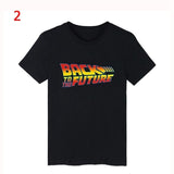 T-Shirt Men - Back To The Future Tshirt Luminous T Shirt camiseta Summer Short Sleeve T Shirts back to future Tee Tops Streetwear T-shirts 4XL