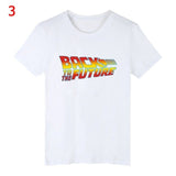 T-Shirt Men - Back To The Future Tshirt Luminous T Shirt camiseta Summer Short Sleeve T Shirts back to future Tee Tops Streetwear T-shirts 4XL