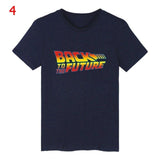 T-Shirt Men - Back To The Future Tshirt Luminous T Shirt camiseta Summer Short Sleeve T Shirts back to future Tee Tops Streetwear T-shirts 4XL