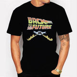 T-Shirt Men - Back To The Future Tshirt Luminous T Shirt camiseta Summer Short Sleeve T Shirts back to future Tee Tops Streetwear T-shirts 4XL