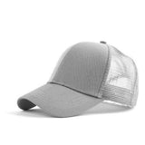 Hats - New Glitter Ponytail Baseball Caps Sequins Shining High Quality Fashion Womens Messy Bun Adjustable Snapback Hip Hop Hat