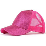 Hats - New Glitter Ponytail Baseball Caps Sequins Shining High Quality Fashion Womens Messy Bun Adjustable Snapback Hip Hop Hat