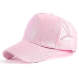 Hats - New Glitter Ponytail Baseball Caps Sequins Shining High Quality Fashion Womens Messy Bun Adjustable Snapback Hip Hop Hat