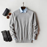 Sweater Men - Cashmere cotton sweater men 2020 autumn winter jersey Jumper Robe hombre pull pullover men o-neck Knitted sweaters