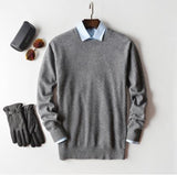 Sweater Men - Cashmere cotton sweater men 2020 autumn winter jersey Jumper Robe hombre pull pullover men o-neck Knitted sweaters