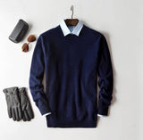 Sweater Men - Cashmere cotton sweater men 2020 autumn winter jersey Jumper Robe hombre pull pullover men o-neck Knitted sweaters