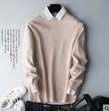 Sweater Men - Cashmere cotton sweater men 2020 autumn winter jersey Jumper Robe hombre pull pullover men o-neck Knitted sweaters