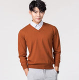 Sweater Men - Cashmere cotton sweater men 2020 autumn winter jersey Jumper Robe hombre pull pullover men o-neck Knitted sweaters