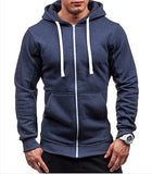 Sweatshirt Men - 2020 New Men's Hoodies Sweatshirts Zipper Hoodie Men Sweatshirt Solid Color Man Hoody Sweatshirts For Male