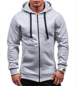 Sweatshirt Men - 2020 New Men's Hoodies Sweatshirts Zipper Hoodie Men Sweatshirt Solid Color Man Hoody Sweatshirts For Male