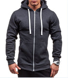 Sweatshirt Men - 2020 New Men's Hoodies Sweatshirts Zipper Hoodie Men Sweatshirt Solid Color Man Hoody Sweatshirts For Male