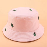 SMILE Bucket Hat Double Sided Bucket Hat Smiling face Unisex Fashion Bob Cap Hip Hop Gorro Men Summer Cap