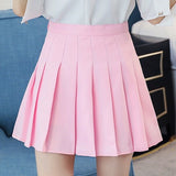 Women Skirt - XS-3XL 2020 Women Fashion Summer high waist pleated skirt Wind Cosplay plaid skirt kawaii Female Skirts
