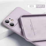 Back Cover - iPhone 11 Pro SE 2 Case Luxury Original Silicone Full Protection Soft Cover For iPhone X XR 11 XS Max 7 8 6 6s Phone Case