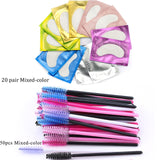 Makeup Set - Eyelash Extension Disposable Eyebrow brush Mascara Wand Applicator Spoolers Eye Lashes Cosmetic Brushes Set makeup tools