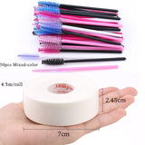 Makeup Set - Eyelash Extension Disposable Eyebrow brush Mascara Wand Applicator Spoolers Eye Lashes Cosmetic Brushes Set makeup tools