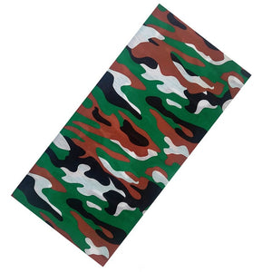 Scarves - 2020 New Multi Functional Headband Ring Neck Scarf Camouflage Leaves Seamless Tubular Magic Face Scarf