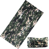 Scarves - 2020 New Multi Functional Headband Ring Neck Scarf Camouflage Leaves Seamless Tubular Magic Face Scarf