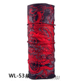 Scarves - 2020 New Fashion Dragon Print Bicycle Motorcycle Scarf Headband Variety Turban Hood Magic Veil Head Scarf Multi Function