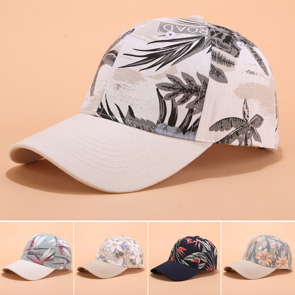 Hats - 2020 New Fashion Baseball Caps Women's Hats With Flower Embroidery Cap Spring Summer Visor Adjustable Girl's Snapback Cap