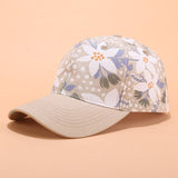 Hats - 2020 New Fashion Baseball Caps Women's Hats With Flower Embroidery Cap Spring Summer Visor Adjustable Girl's Snapback Cap